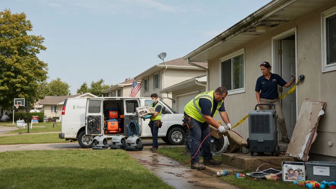 Water Damage Restoration in Cambridge, IL near me